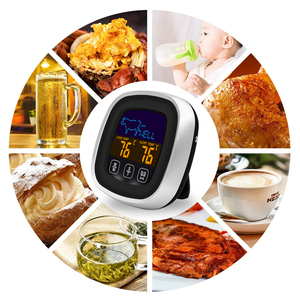 Smart digitale senza fili termometro per la carne con <span class=keywords><strong>Timer</strong></span> Grill Monitor di temperatura sensore di allarme per barbecue forno da giardino forniture