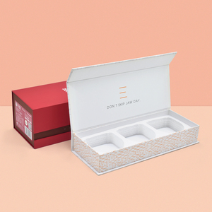 Thanh Lịch bóng màu hộp quà Tặng lá vàng chi tiết biểu tượng tùy chỉnh cá nhân vận chuyển hộp các tông hộp giấy đám cưới - Product Image 6