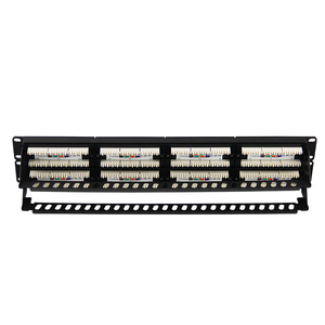Panel de conexión de red de 19 pulgadas, 1u, Cat5e, marco de distribución de datos, bastidor de cableado de red de 48 puertos, Panel de conexión de red Rj45 - Product Image 5