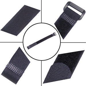 Eco-Friendly <strong>Elastic</strong> Self-Adhesive <strong>Hook</strong> and <strong>Loop</strong> Belt Buckle Cable Tie <strong>Strap</strong> with One Side <strong>Hook</strong> and <strong>Loop</strong> Feature - Product Image 2