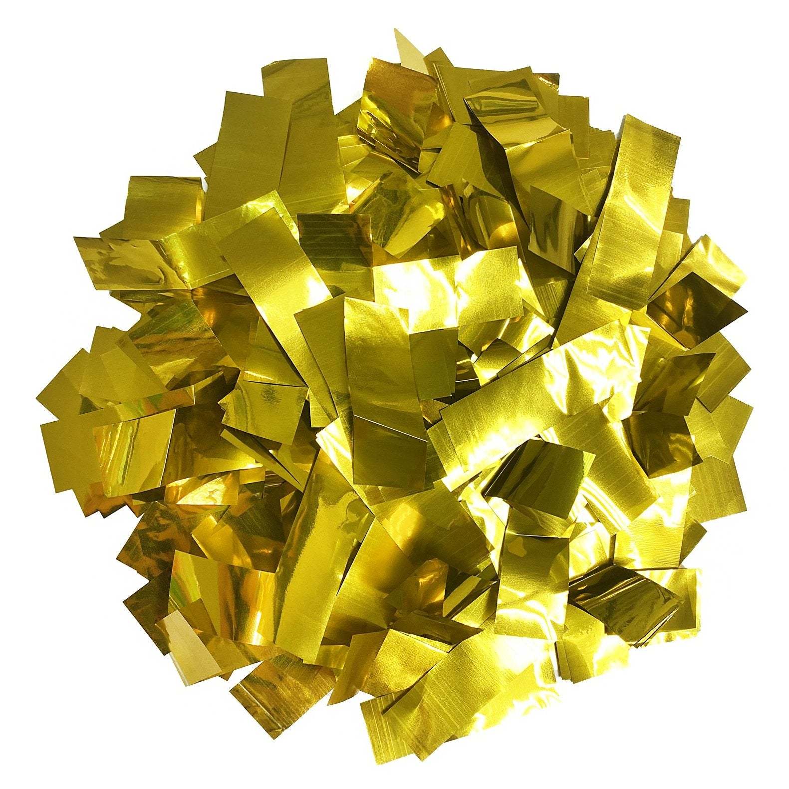 Confettis métalliques dorés