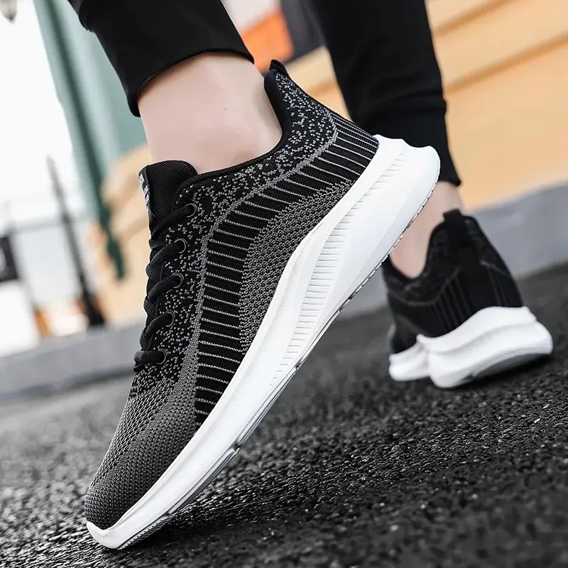 Zapatillas de lona transpirables para hombre, zapatos de Material reciclable con certificado GRS, respetuosas con el medio ambiente, de fabricación China