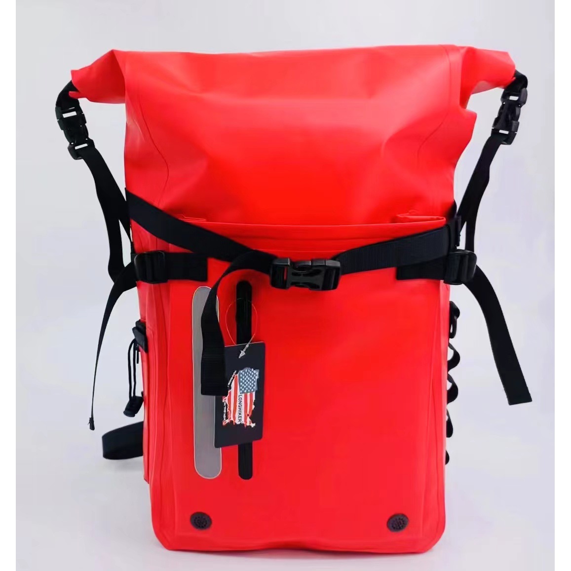 Red 30L Fin Backpack
