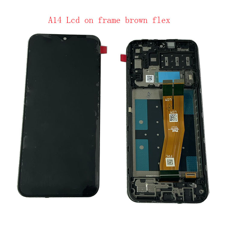 A14 4G Lcd en marco con Flex marrón