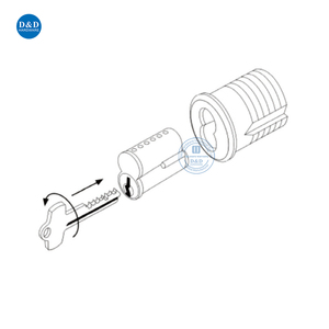 6 or 7 Pin Cores SFIC Control Keys Small Format Interchangeable Core Door <strong>Lock</strong> Cylinder - Product Image 3