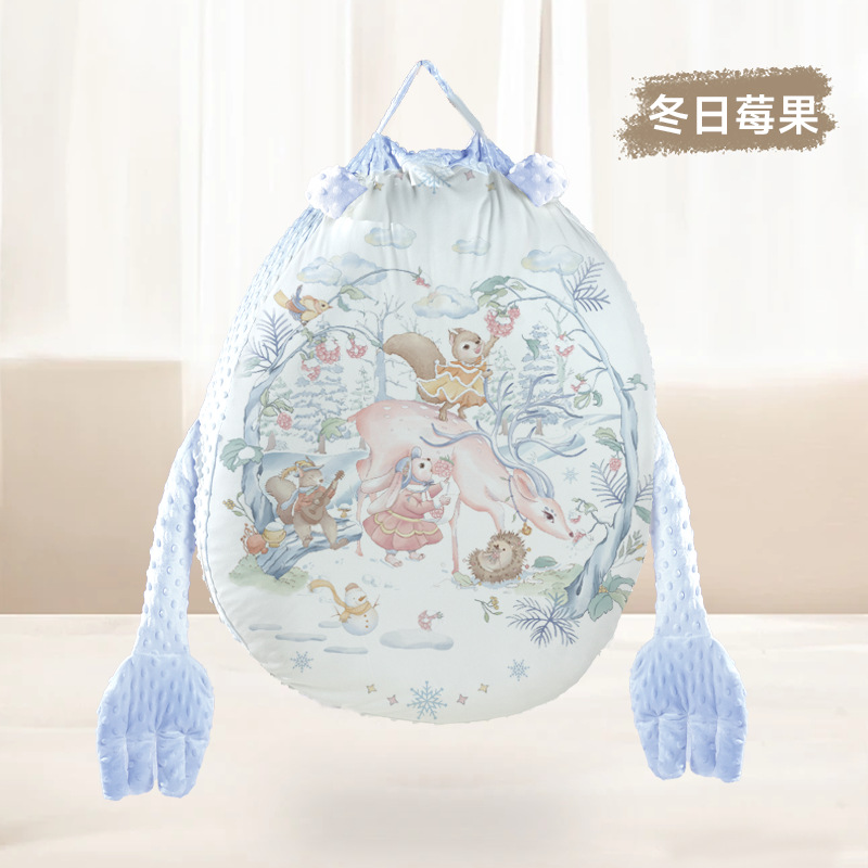 winter berry-doudou velvet cotton double sided-music beat