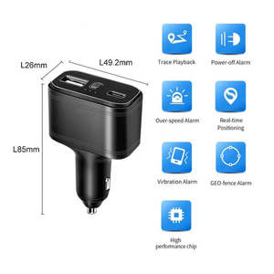 WINNES 4G TK818 <span class=keywords><strong>GPS</strong></span> <span class=keywords><strong>Tracker</strong></span> & Carro Carregador USB Escondido <span class=keywords><strong>GPS</strong></span> <span class=keywords><strong>Tracker</strong></span> Rastreamento em Tempo Real <span class=keywords><strong>APP</strong></span> gratuito/Web Não precisa de Assinatura