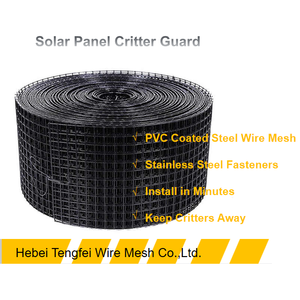 Solar Panel <strong>Bird</strong> Blocker 6&quot; X 30m 1.0mm 1.3mm 1.5mm Solar Panel <strong>Bird</strong> Mesh Critter Guard with 100 Aluminium Round Clips - Product Image 3