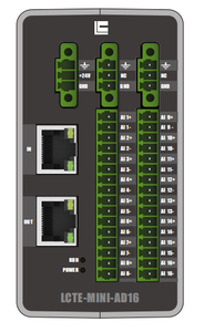 Módulo IO de bus de entrada y salida analógica Lingchen (AD16) con fuente de alimentación de 24V CC - Product Image 3
