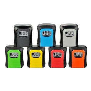 Polished Finish Plastic Wall Mounted Key <strong>Lock</strong> Box <strong>Car</strong> Key Safe Security Storage for Outdoor Password Unlock Key Box Safes - Product Image 5