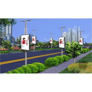 חיצוני רחוב מוט גדול מסך עמיד למים <span class=keywords><strong>Led</strong></span> דיגיטלי שלט פרסום