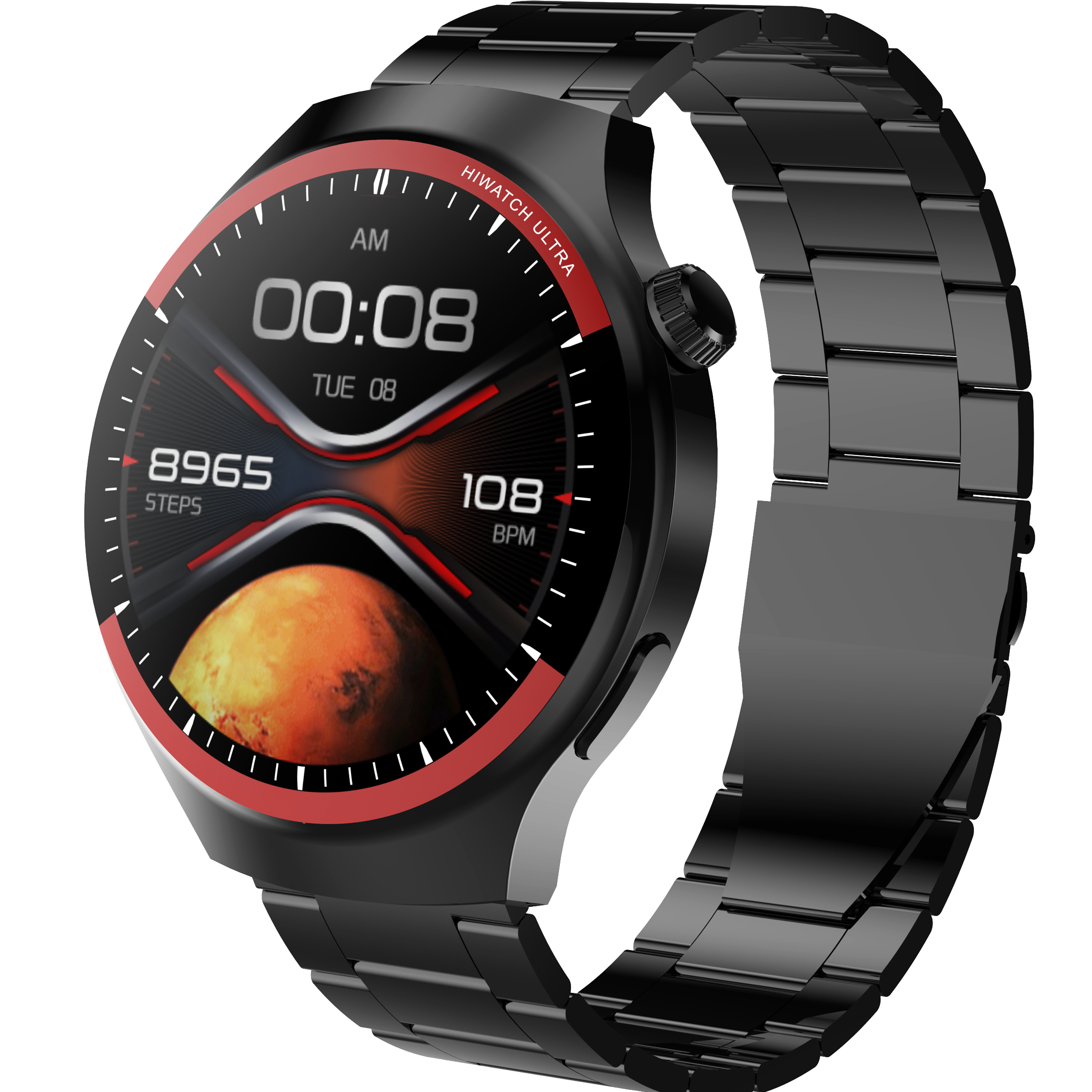 Black Steel Strap