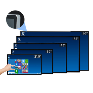 Android Win 32 43 55 65 дюймов 4K умный цифровой сенсорный экран Multi Touch Lcd плоская панель интерактивная сенсорная обучающая умная доска - Product Image 1