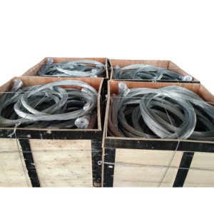 热卖纸板包装12/13/14号镀锌线捆扎线单环捆扎带 - Product Image 5
