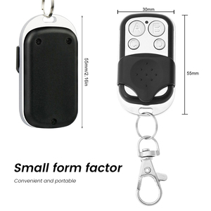 Metall Push 4 Tasten Fernbedienung RF433MHz Sender Universal Garagentor öffner Remote Duplica tor Clone Cloning Code Key - Product Image 5