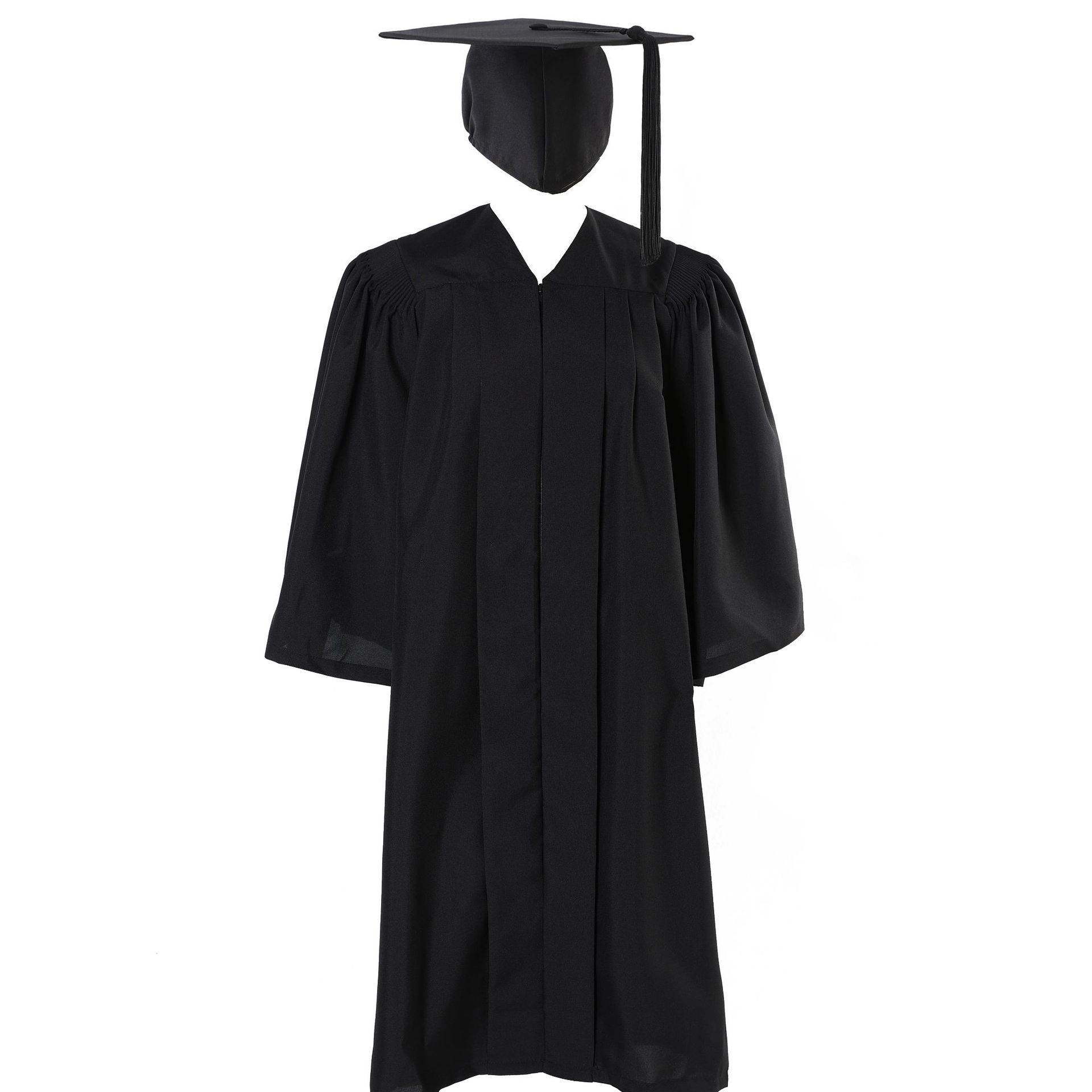 Robe et chapeau monocouche (style rainuré de luxe)