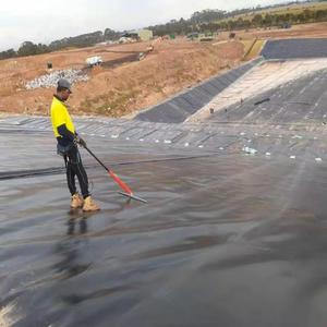 แผ่นซับน้ำพลาสติก HDPE Geomembrane กันน้ำสำหรับโครงการเคมีในฟิลิปปินส์ - Product Image 1