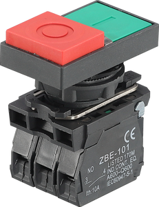 Pulsante illuminato momentaneo LED rosso verde on off start stop interruttori a doppia testa con luce piolt - Product Image 4