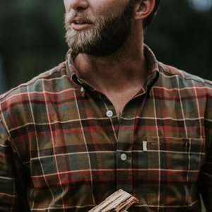 Nhà Máy Bán Hàng Trực Tiếp Tùy Chỉnh In Flannel Áo Sơ Mi Mens Dài Tay Áo 2025 Sọc - Product Image 3