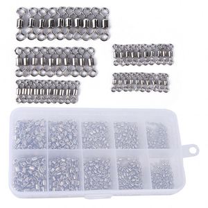 500Pcs/Box Fishing Tackle Accessories Bearing Connector Barrel Rolling <strong>Swivels</strong> Set with <strong>Swivel</strong> Snap Hook Accessory Snaps <strong>Type</strong> - Product Image 1