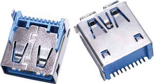 9针6针4针USB a插座公端子垂直SMT USB a型C母公插头PCB数据连接器usb3.0用于焊接 - Product Image 4
