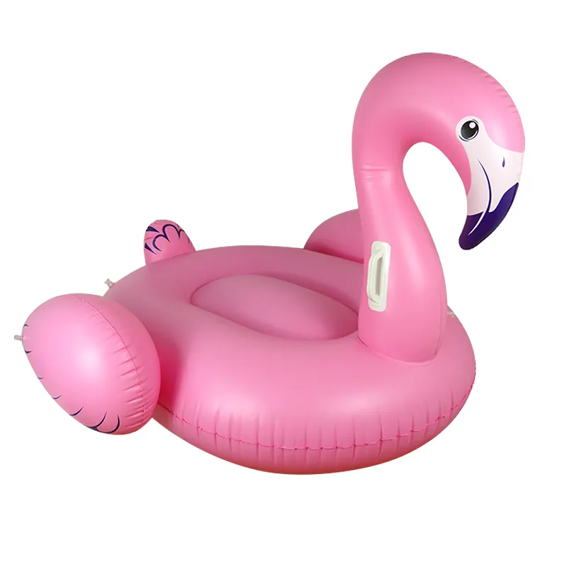 Summer Water Party gonfiabile animale personalizzato Flamingo Ride on Pool Float PVC Beach Toy tubo per piscina per galleggiante