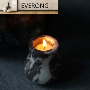 Tùy Chỉnh Trang Trí Nội Thất Bàn Đá Tự Nhiên Nến Stick Chủ Đứng Jar Lady Món Quà Vuông Bằng Đá Cẩm Thạch Nến Jar - Product Image 4