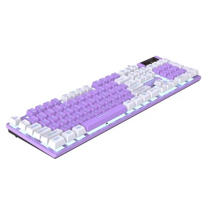 Wired 104-<strong>Key</strong> Backlit Multimedia Ergonomic Gaming <strong>Keyboard</strong> Wired USB Gaming <strong>Lighted</strong> Ergonomic RGB Gaming <strong>Keyboard</strong> - Product Image 1