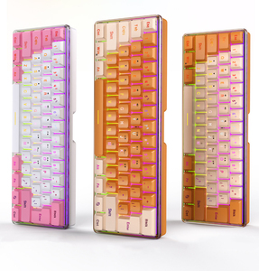 K401 61键厂家批发有线彩色游戏机械感觉键盘60% 游戏键盘 - Product Image 5