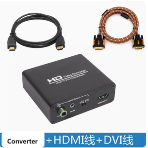 Nuevo y original Garantía 1 año Convertidor HDMI a DVI con separación de audio 3,5 Salida de audio coaxial PS4 PRO conectada a la pantalla