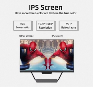 Factory Supply 1920x1080 23.8 Inch <strong>LCD</strong> Panel Desktop <strong>Computer</strong> Aio <strong>Monitor</strong> All in One Touchscreen Pc for Ome Use - Product Image 2