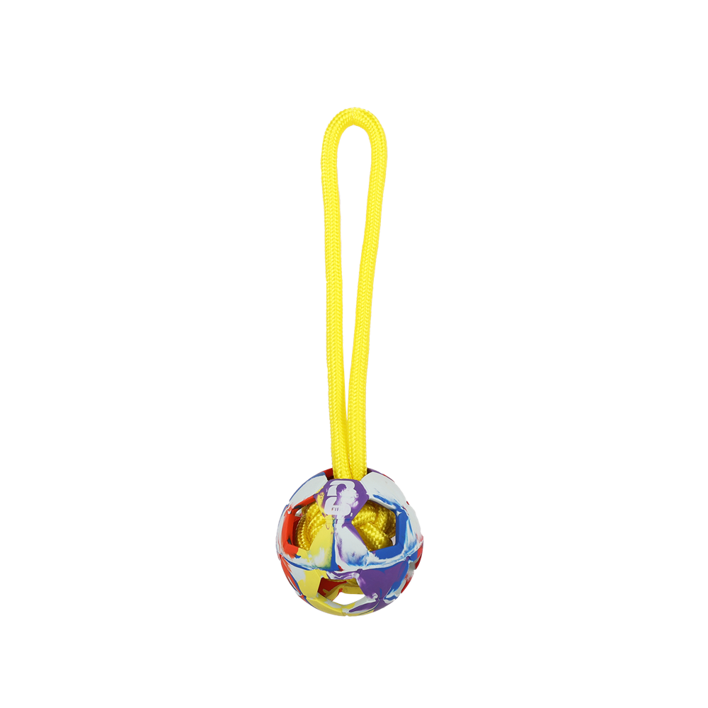 Balle creuse EZ Grip & Throw Rope - M : 6,5x20 cm