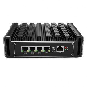 Katı N100 güvenlik duvarı aletleri 4x2.5G LAN i226-V fansız Mini PC N5105 N6000 J4125 NVMe Mini bilgisayar pfSense Proxmox Host - Product Image 1