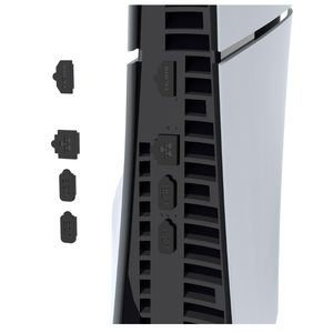 ใหม่ฝาครอบกันฝุ่นและปลั๊กกันฝุ่นชุดสําหรับ PS5 Slim คอนโซลฝาครอบกรองป้องกันฝุ่น