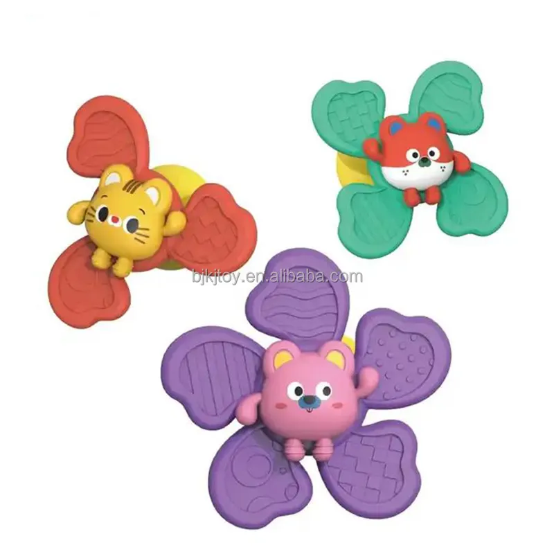 3 adet vantuz Spinner oyuncaklar için 1 2 yaşındaki erkek kız yenilik doğum günü hediyesi bebek banyo oyuncakları tulumları için 1-3