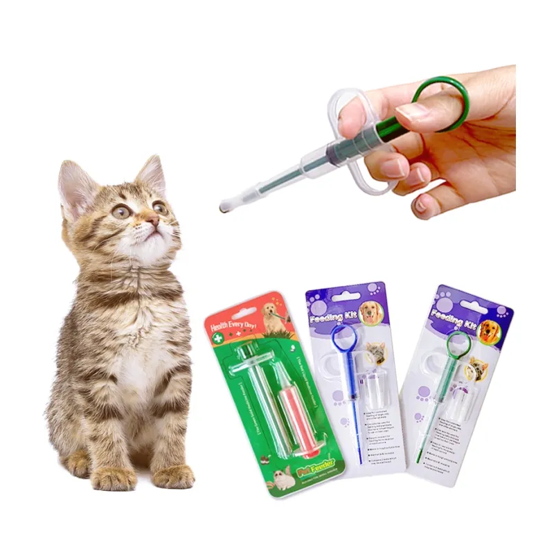 GooDoctor Pet tıp besleyici Pet hap tabancası köpekler ve kediler hap ve su şırınga Pet tıbbi besleme