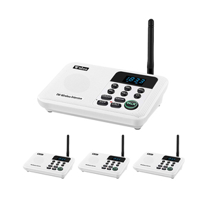 Sistema de intercomunicación para el hogar, intercomunicador de extensión y antiinterferencias con Radio para habitación - Product Image 1