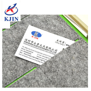 Записная книжка из биоразлагаемого войлока ISO BSCI с эластичным шнуром - Product Image 4