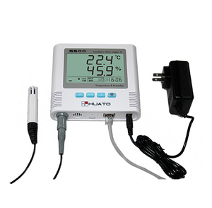 TCP/IP(RJ45), registrador de datos de humedad en tiempo Real, solución de sistema de Monitor con alarma