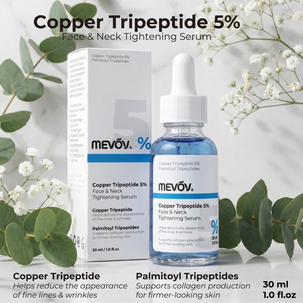 Sérum raffermissant visage et cou au tripeptide de cuivre 5 %