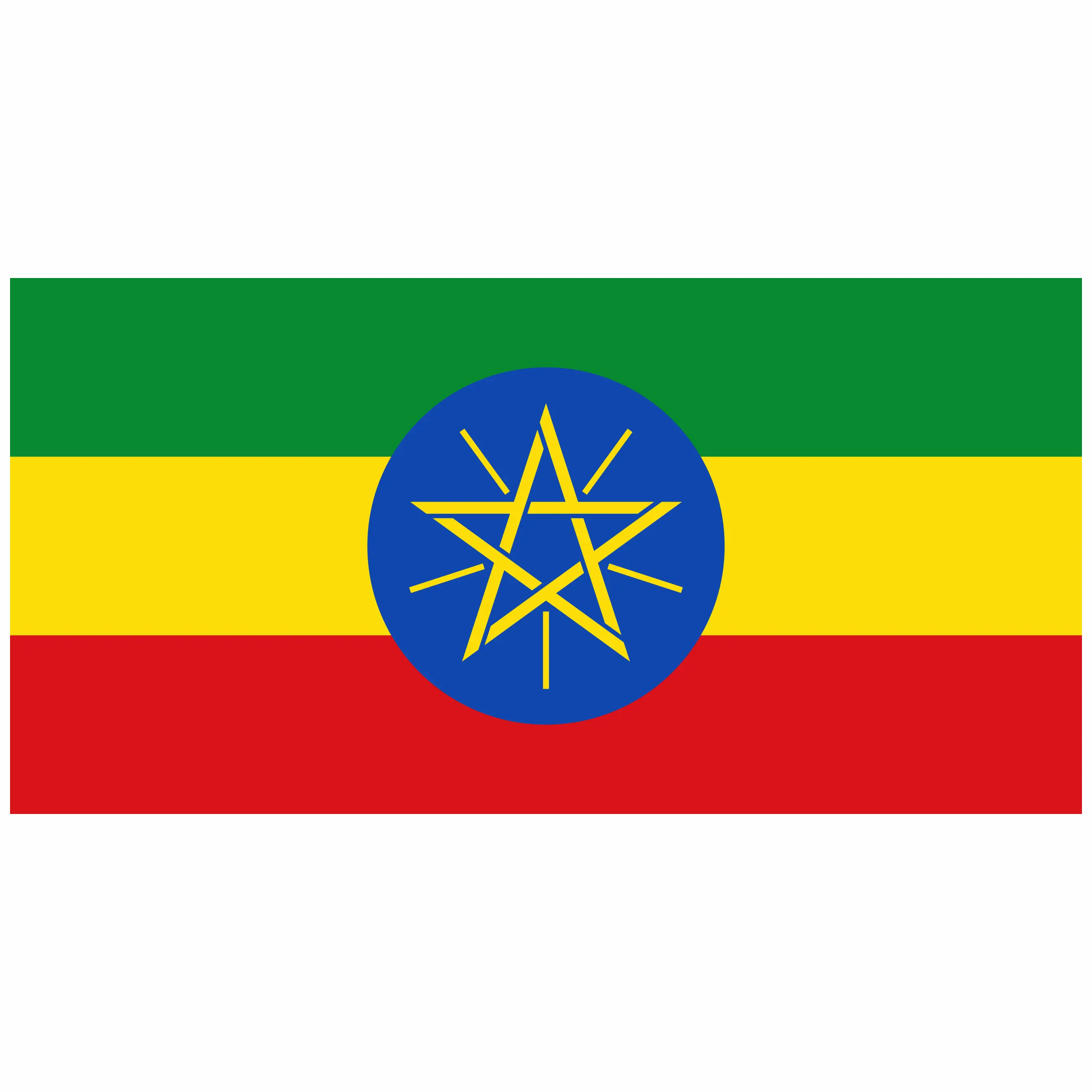 Drapeau éthiopien en satin, élément de publicité, drapeau National pour l'extérieur