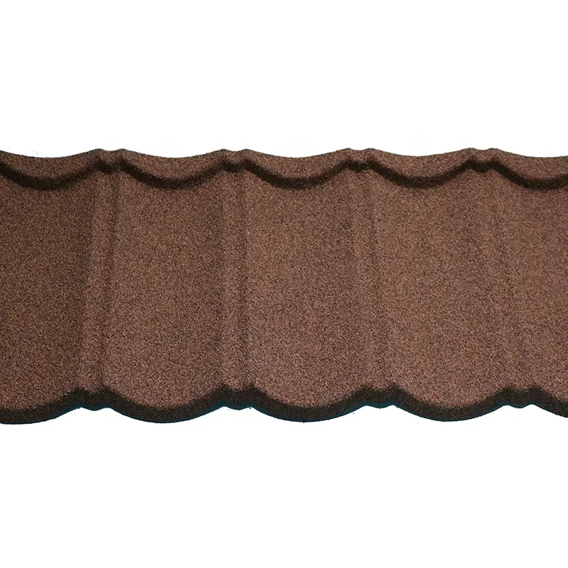 건축 자재 고전적인 채권 지붕 저렴한 가격 지붕 타일 돌 코팅 금속 지붕 타일