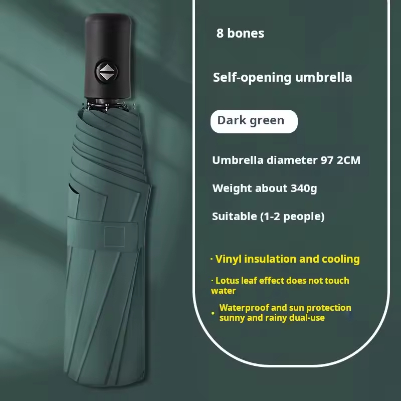 Parapluie automatique 8K (Vert)