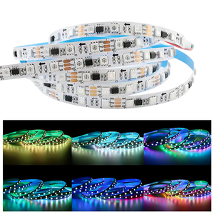 多色RGB LEDストリップライト12V/24V SMD5050調光可能LEDテープ5m/10m/15mランドスケープ用RGBW + WW付きオプション - Product Image 3