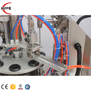 Hzpk Desktop <strong>Automatic</strong> Glass Bottle Vial Gel Essential Oil Liquid Nail Polish Mascara Cosmetic <strong>Rotary</strong> Filling <strong>Capping</strong> <strong>Machine</strong>