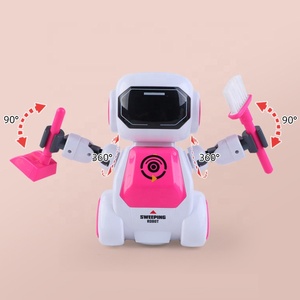 Robot de control remoto inteligente con herramienta de limpieza para niños, juguete de robot de control remoto inteligente con función de prevención de obstáculos - Product Image 6