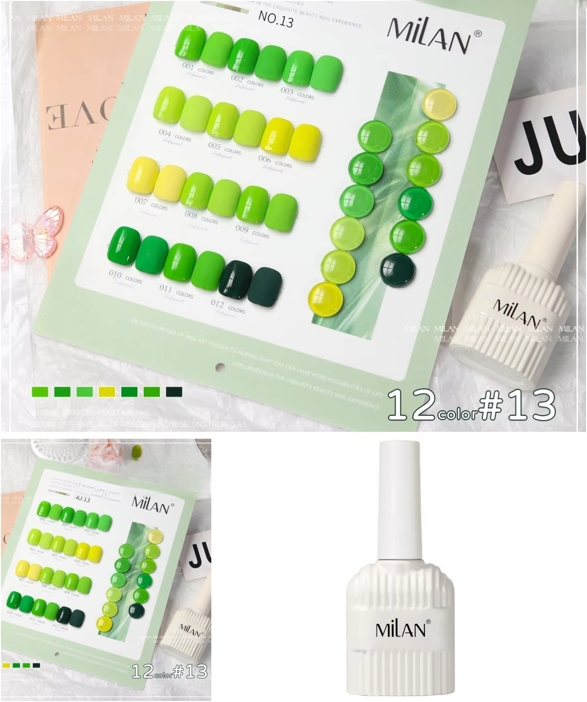 12 tonos de verde esmeralda que despiertan el deseo.