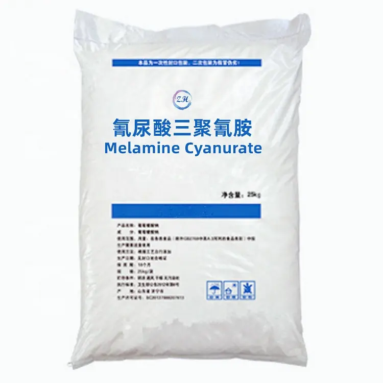 Cianurato de melamina con 99% de pureza, bajo precio, CAS 37640-57-6, C6H9N9O3