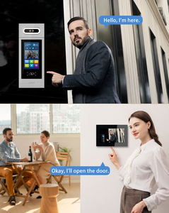 Tcpip Interphone Poe Door Intercoms y sistema de desbloqueo Appartement Phone Video Ip Interphone System - Product Image 5