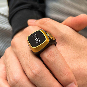 Muslim Iqibla Rotatable Health Counter Smart Ring with Tasbih Beads <strong>Function</strong> Men BT Smart Zikr Rings for <strong>Android</strong> or IOS - Product Image 6